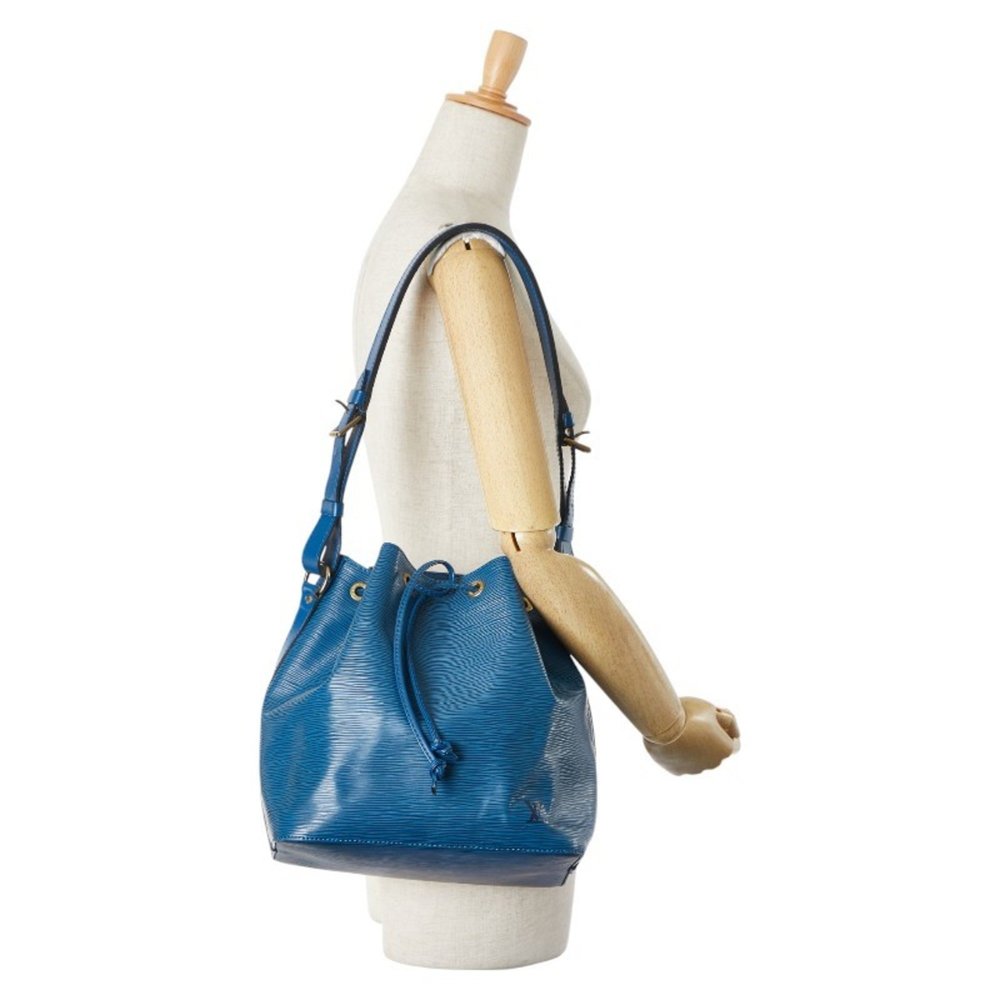Louis Vuitton Epi Petit Noe Bag Handbag M44105 Toledo Blue Leather Women's LO... - Picture 12 of 12